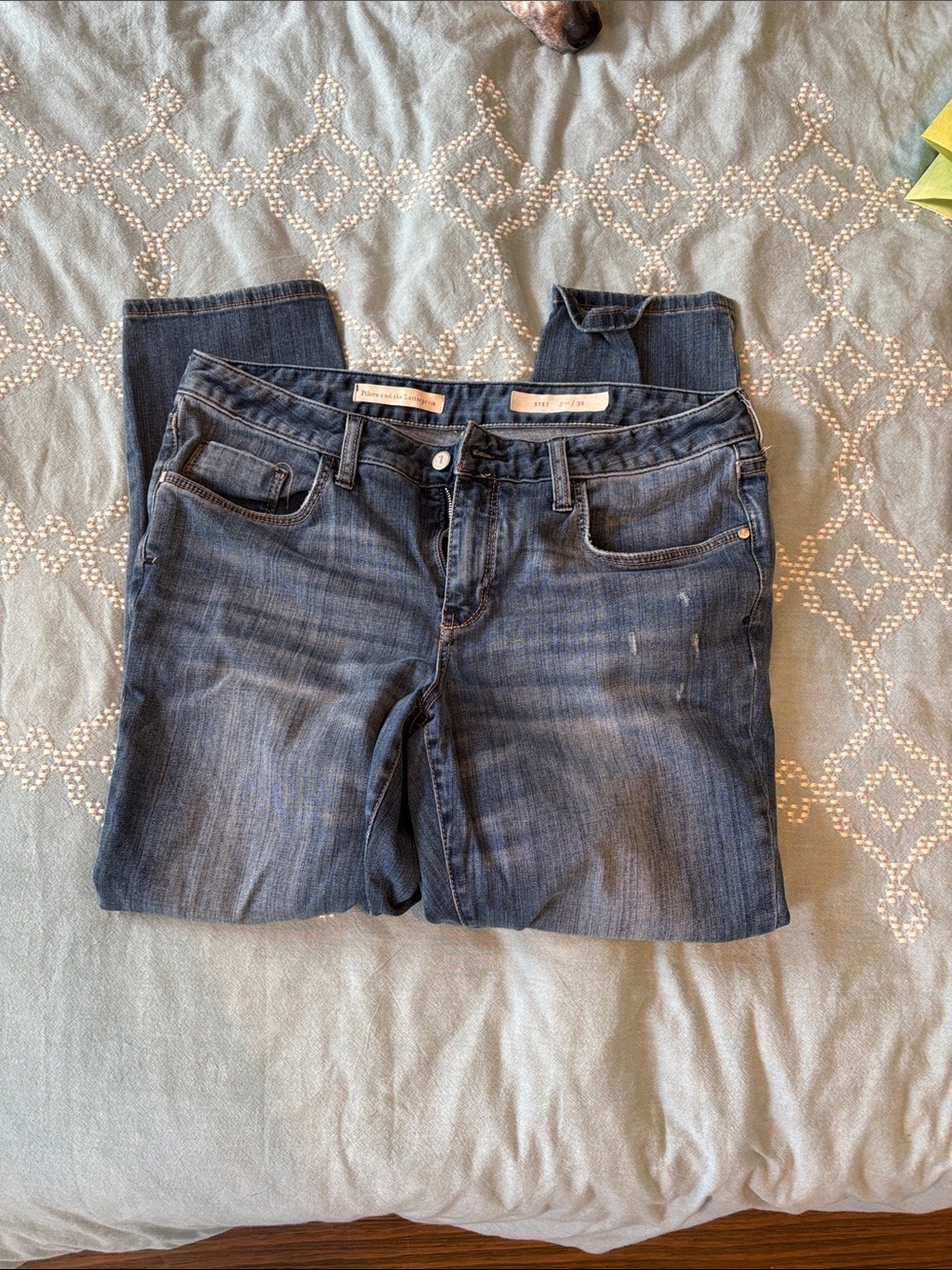 Pilcro and the Letterpress Stet straight leg jeans